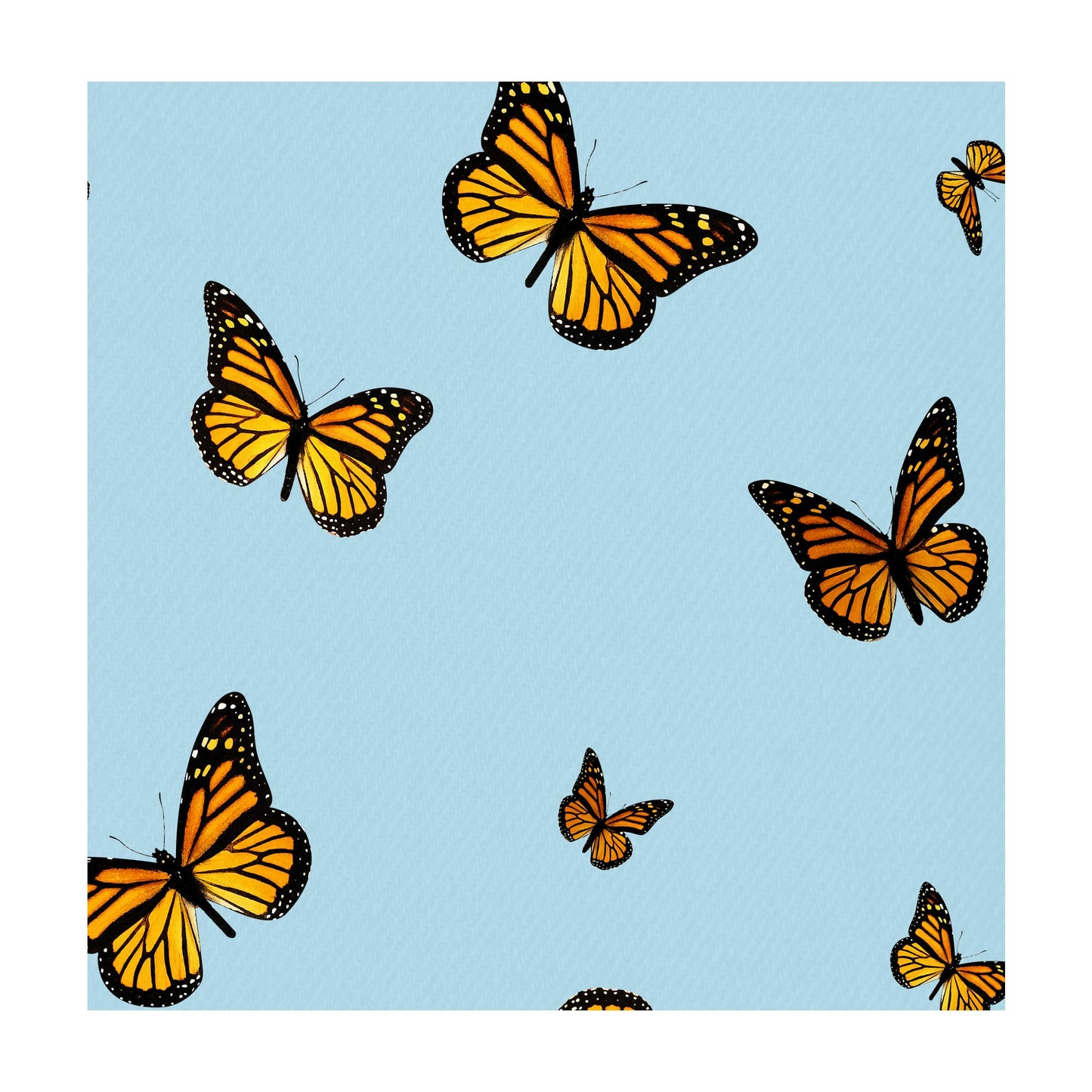 Monarch Butterflies Silk Robe